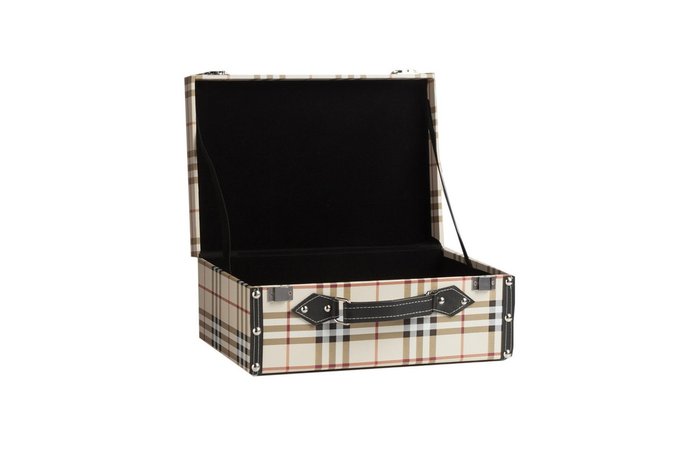 Декоративный чемодан Estilo Burberry Piccolo  - лучшие Декоративные коробки в INMYROOM