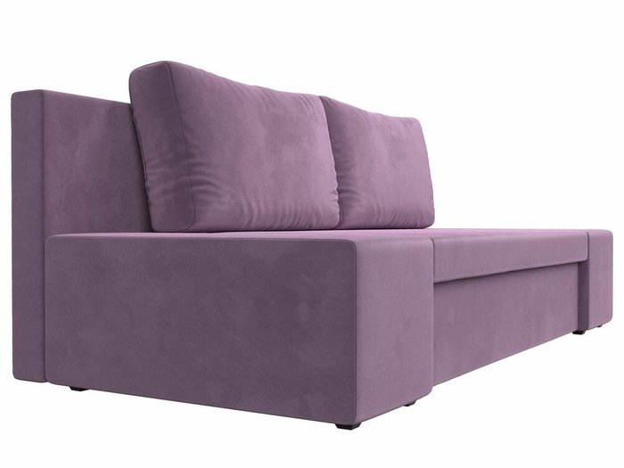 Прямой диван-кровать Сан Марко сиреневого цвета - лучшие Прямые диваны в INMYROOM