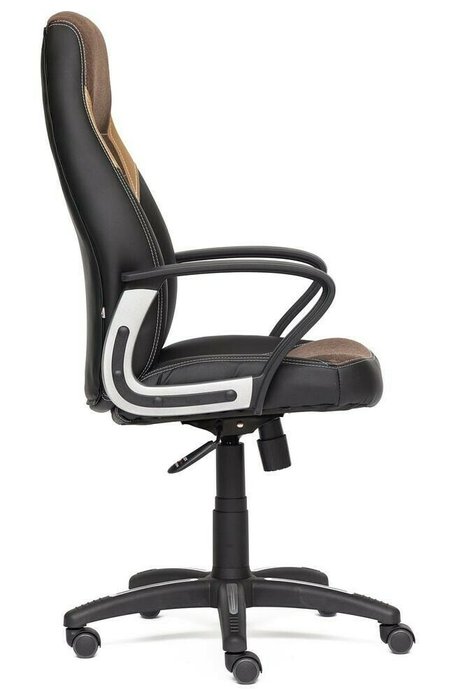 Кресло офисное Inter черно-коричневого цвета - лучшие Офисные кресла в INMYROOM