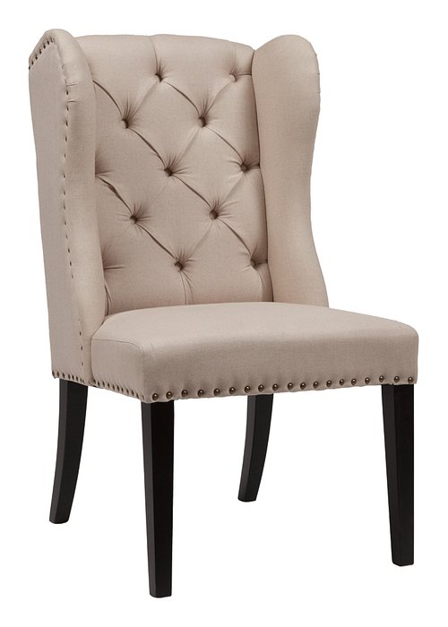 Стул Maison Chair с мягкой обивкой бежевого цвета - лучшие Обеденные стулья в INMYROOM