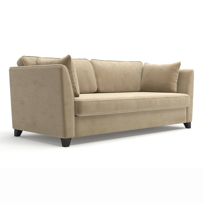 Трехместный диван Wolsly MT бежевого цвета - купить Прямые диваны по цене 57400.0