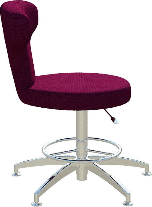 Стул офисный Витра Глазго бордового цвета - купить Офисные кресла по цене 22024.0