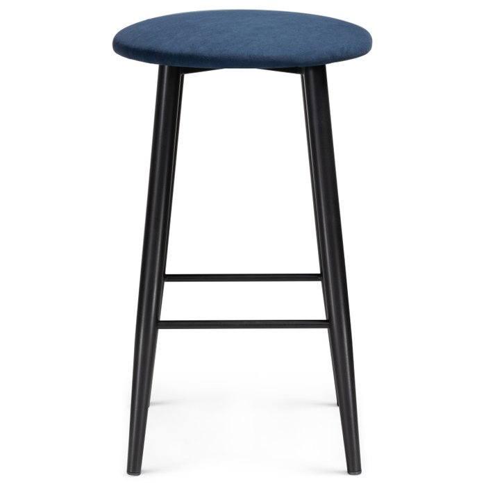 Полубарный стул Гангток темно-синего цвета - купить Барные стулья по цене 2780.0