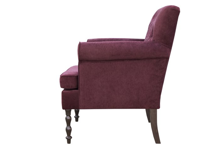 Кресло Bella Vista-S вишневого цвета - лучшие Интерьерные кресла в INMYROOM