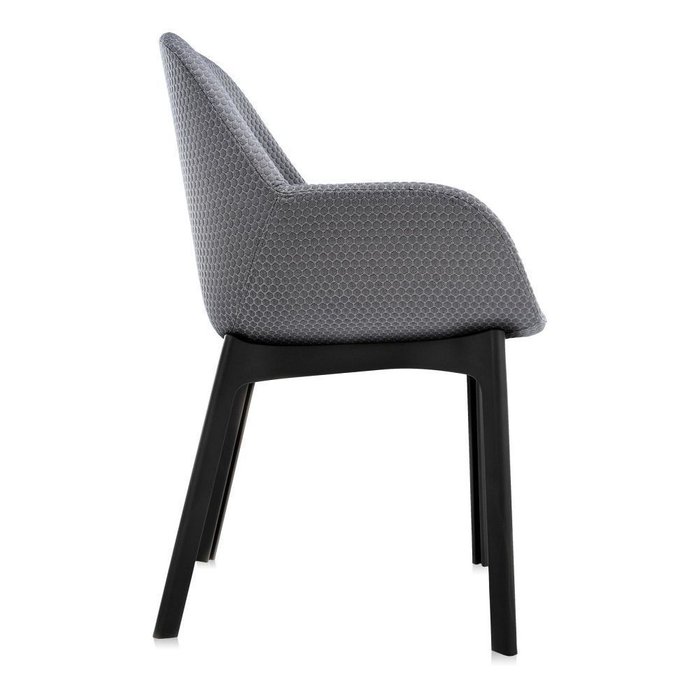 Стул Clap серо-черного цвета - лучшие Обеденные стулья в INMYROOM