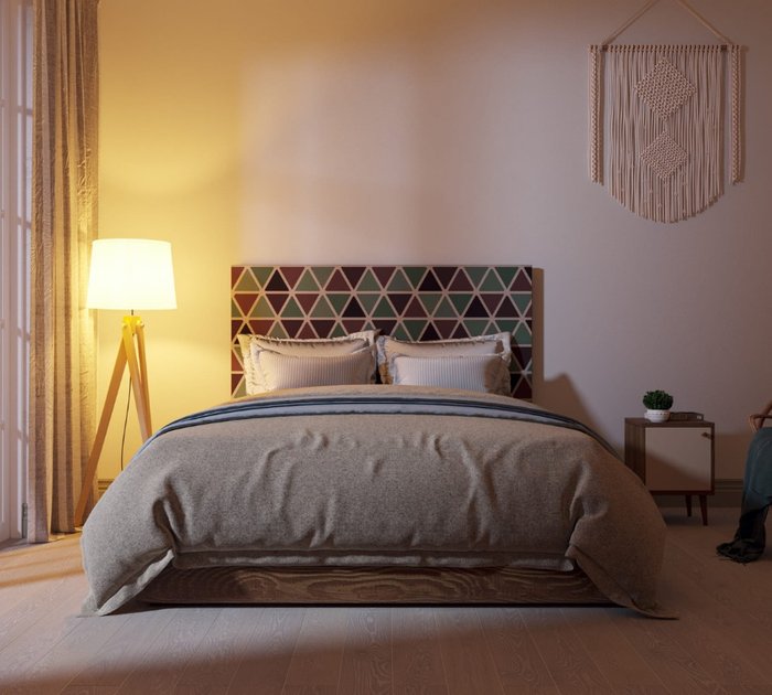 Кровать Berber 160 х 200 26 принт   - лучшие Кровати для спальни в INMYROOM