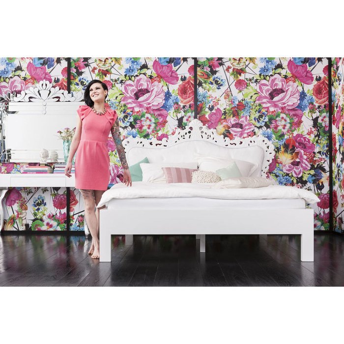 Кровать Mink 160х200 белого цвета - лучшие Кровати для спальни в INMYROOM