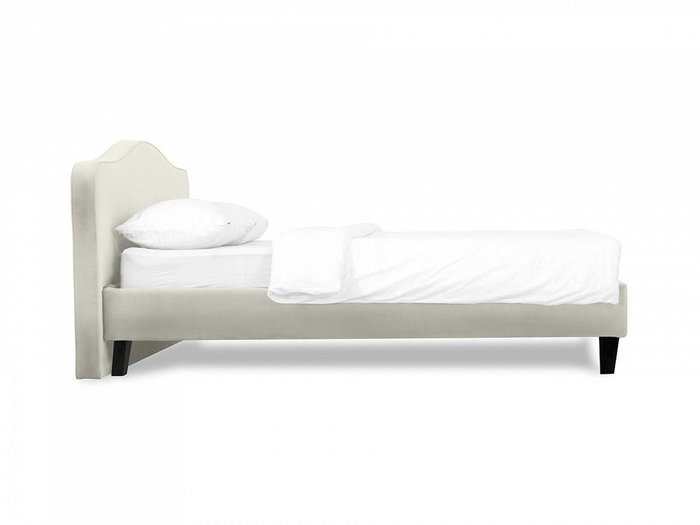 Кровать Queen II Elizabeth L 160х200 светло-серого цвета  - лучшие Кровати для спальни в INMYROOM