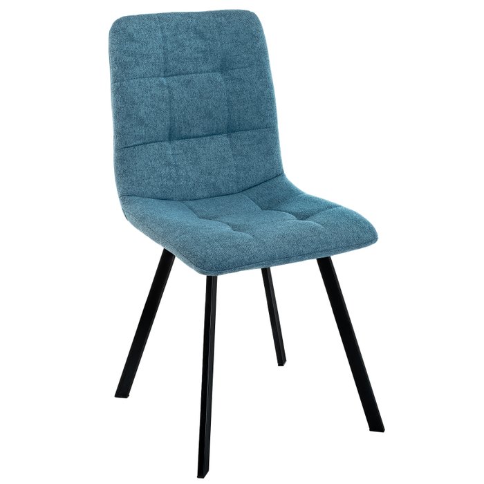 Обеденный стул Bruk синего цвета - купить Обеденные стулья по цене 4837.0