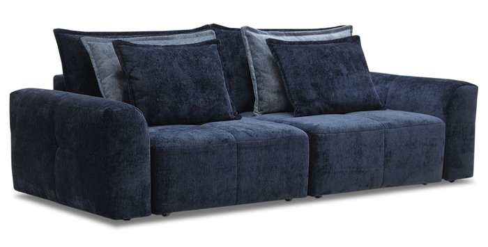 Диван-кровать Ройс темно-синего цвета - купить Прямые диваны по цене 48930.0