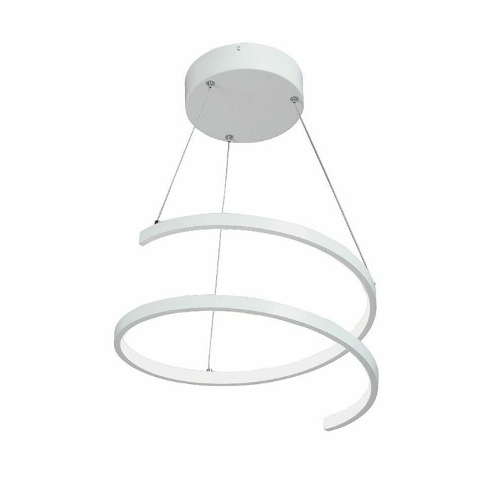 Подвесной светильник V3044-0/1S (металл, цвет белый) - купить Подвесные светильники по цене 8326.0