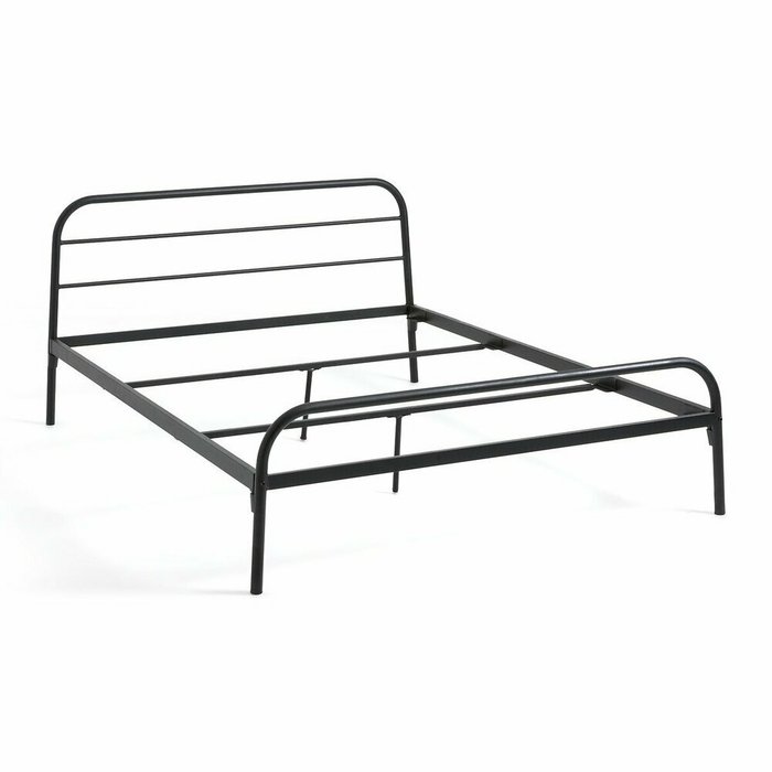 Кровать из металла Cristo 160x200 черного цвета - лучшие Кровати для спальни в INMYROOM
