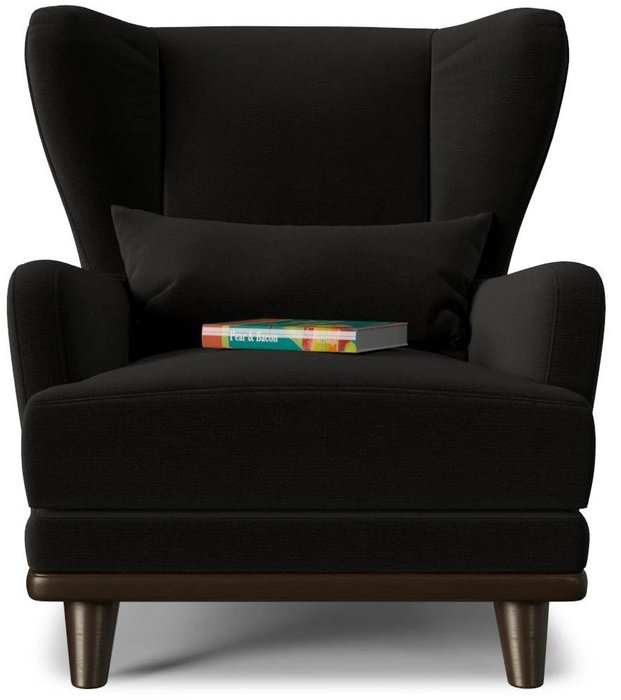 Кресло Роберт Блэк черного цвета - купить Интерьерные кресла по цене 11034.0