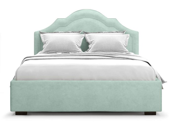 Кровать Madzore без подъемного механизма 160х200 ментолового цвета - купить Кровати для спальни по цене 37000.0