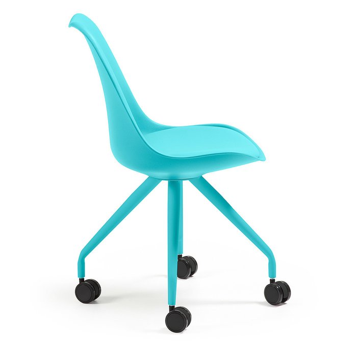 Кресло на колесиках Julia Grup Lars (голубой) - купить Офисные кресла по цене 12990.0