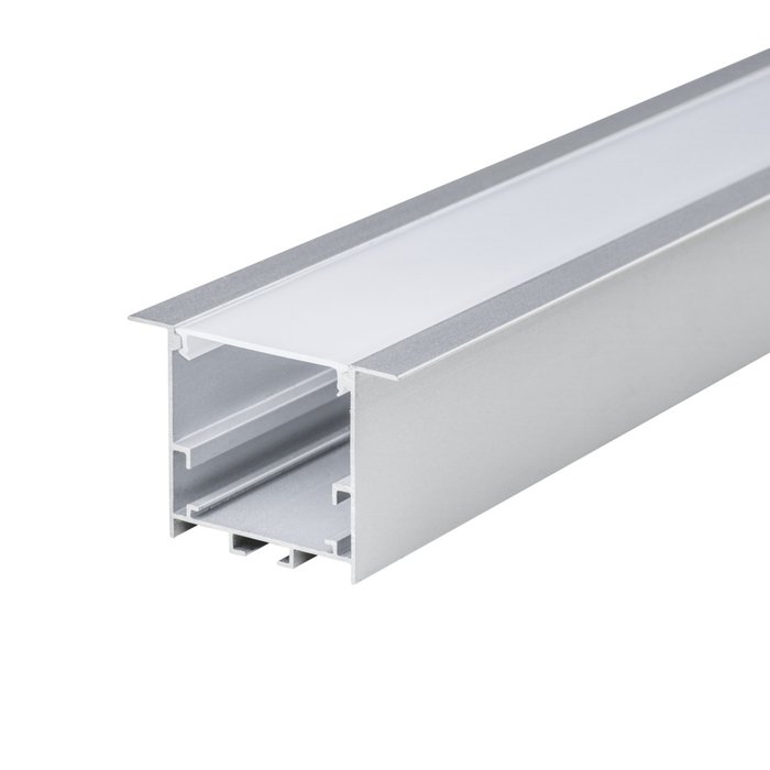 Профиль PROFILED с прямоугольн. рассеив-м д/светодиод. лент, 1шт=2м - лучшие Светодиодная лента в INMYROOM Профиль PROFILED с прямоугольн. рассеив-м д/светодиод. лент, 1шт=2м - лучшие Светодиодная лента в INMYROOM