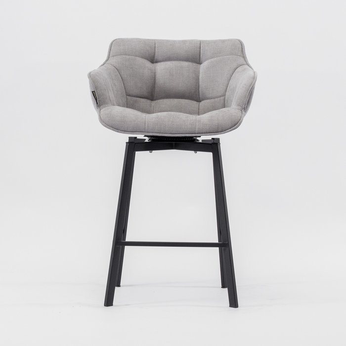 Полубарный стул Авиано светло-серого цвета - купить Барные стулья по цене 16200.0
