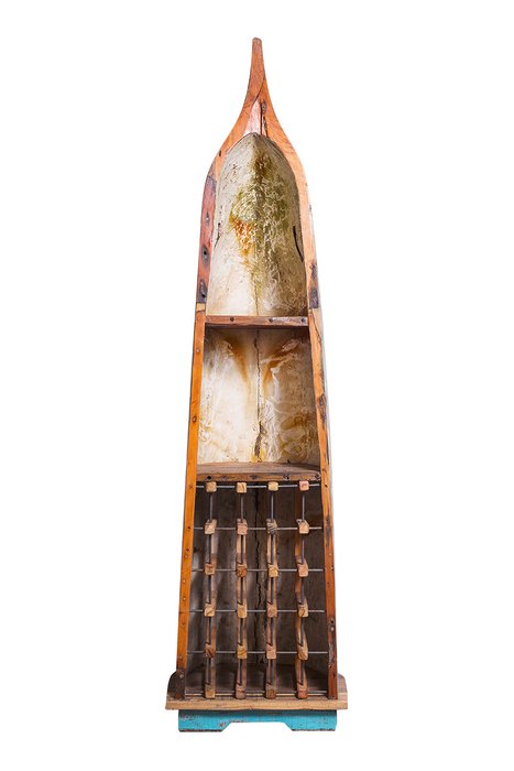 Винный шкаф Дежнев из старой рыбацкой лодки - купить Винные шкафы по цене 80000.0