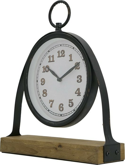 Часы настольные Time бело-черного цвета - купить Часы по цене 6340.0