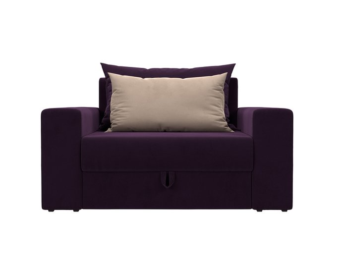 Кресло-кровать Мэдисон темно-фиолетового цвета - купить Интерьерные кресла по цене 25990.0