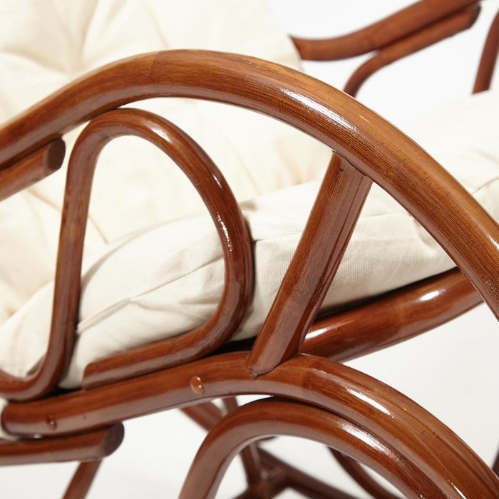 Кресло-качалка Vienna коричневого цвета - лучшие Интерьерные кресла в INMYROOM
