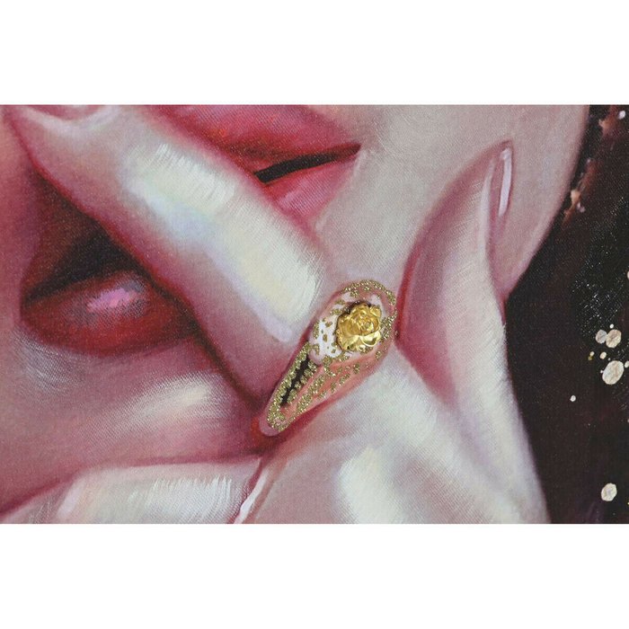 Картина Женщина 100 x 3 x 100 cm современный (2 штук) - купить Картины по цене 15004.0