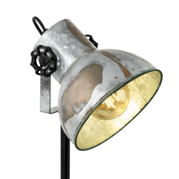 Лампа настольная Barnstaple из дерева и стали - купить Рабочие лампы по цене 7690.0