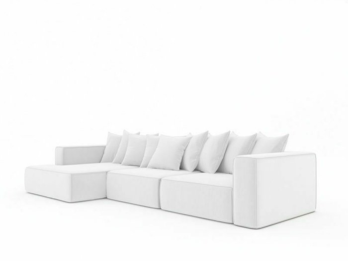 Угловой диван-кровать Норман 353 светло-серого цвета - купить Угловые диваны по цене 189500.0