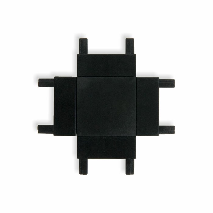 Четырёхсторонний соединитель для накладного шинопровода Flat Magnetic 85003/00 - лучшие Соединитель (коннектор) для треков в INMYROOM