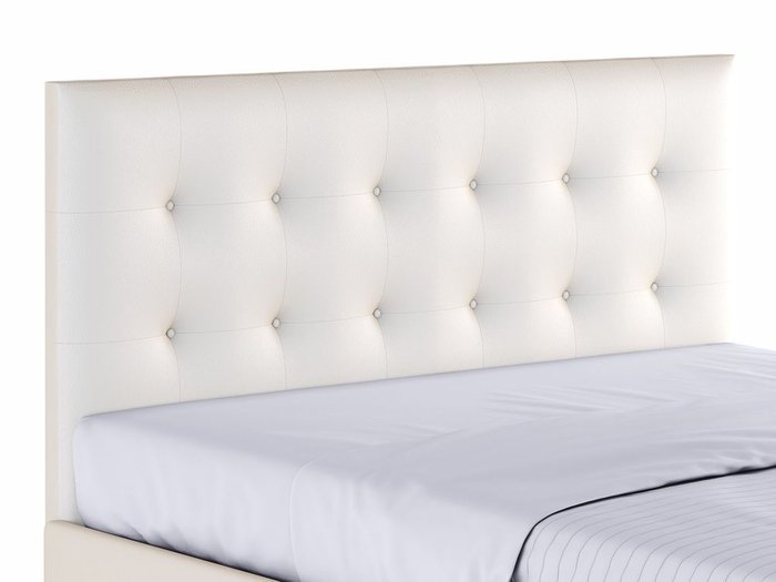 Кровать Селеста 140х200 с подъемным механизмом белого цвета - лучшие Кровати для спальни в INMYROOM