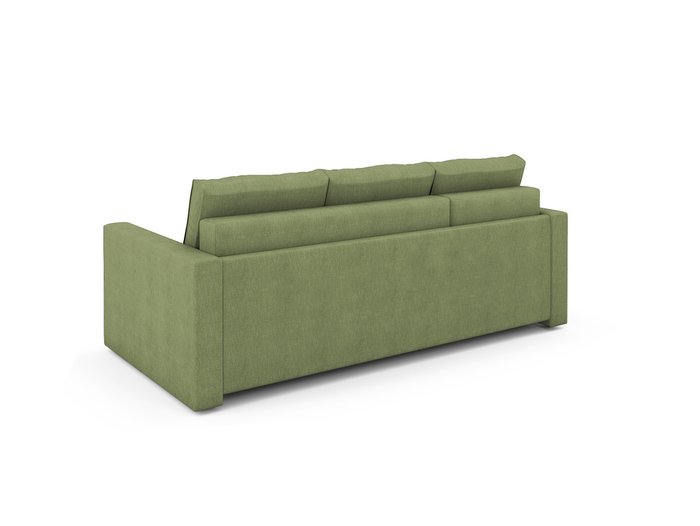 Угловой раскладной диван Macao левый оливкового цвета - лучшие Угловые диваны в INMYROOM