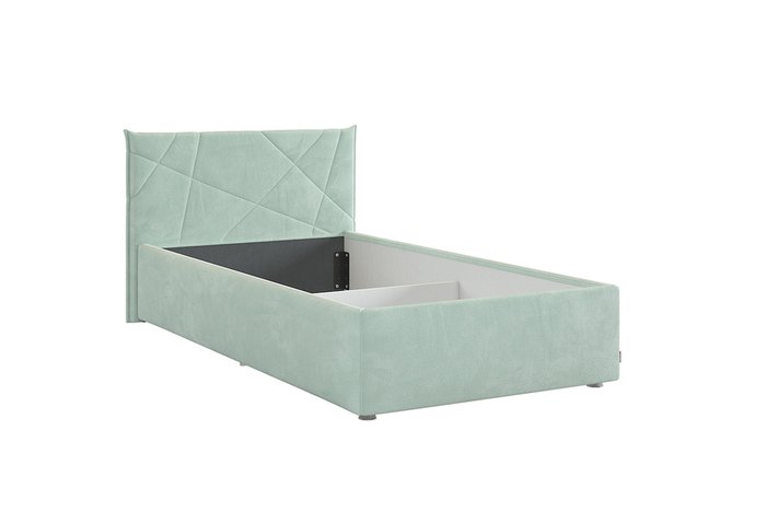 Кровать Квест 90х200 мятного цвета без подъемного цвета - лучшие Кровати для спальни в INMYROOM