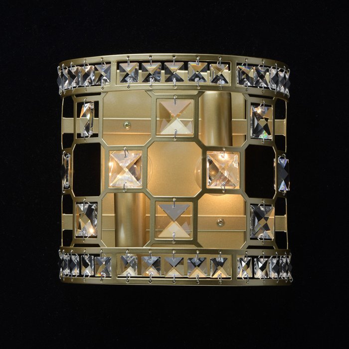 Бра Монарх с хрустальными элементами - купить Бра и настенные светильники по цене 16030.0