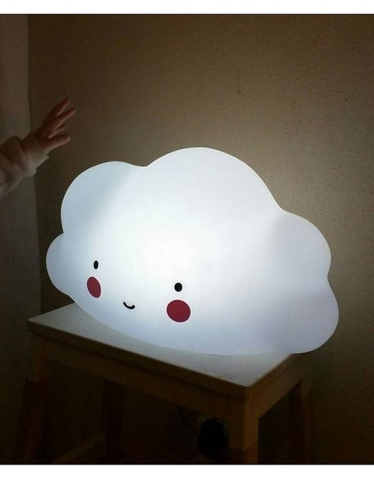 Светильник в виде облака A Little Lovely Company, большой - купить Ночники по цене 8150.0
