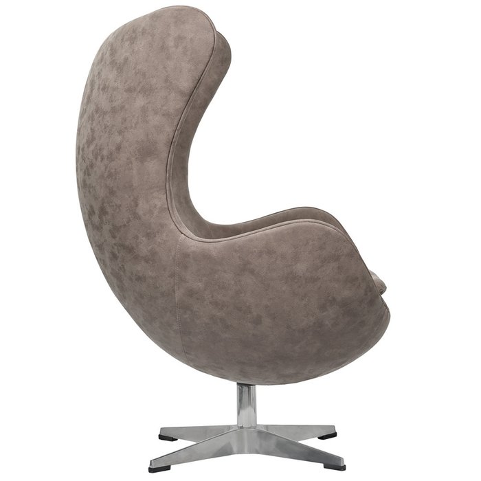 Кресло Egg Chair бледно-коричневого цвета - лучшие Интерьерные кресла в INMYROOM Кресло Egg Chair бледно-коричневого цвета - лучшие Интерьерные кресла в INMYROOM