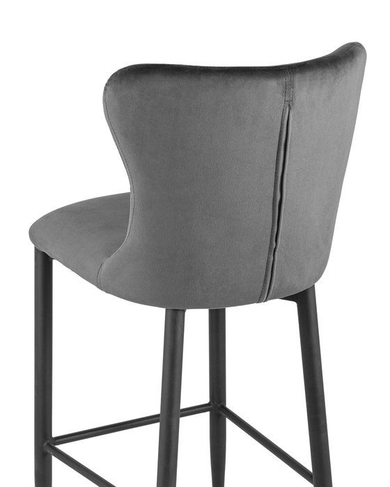 Барный стул Лилиан серого цвета - лучшие Барные стулья в INMYROOM
