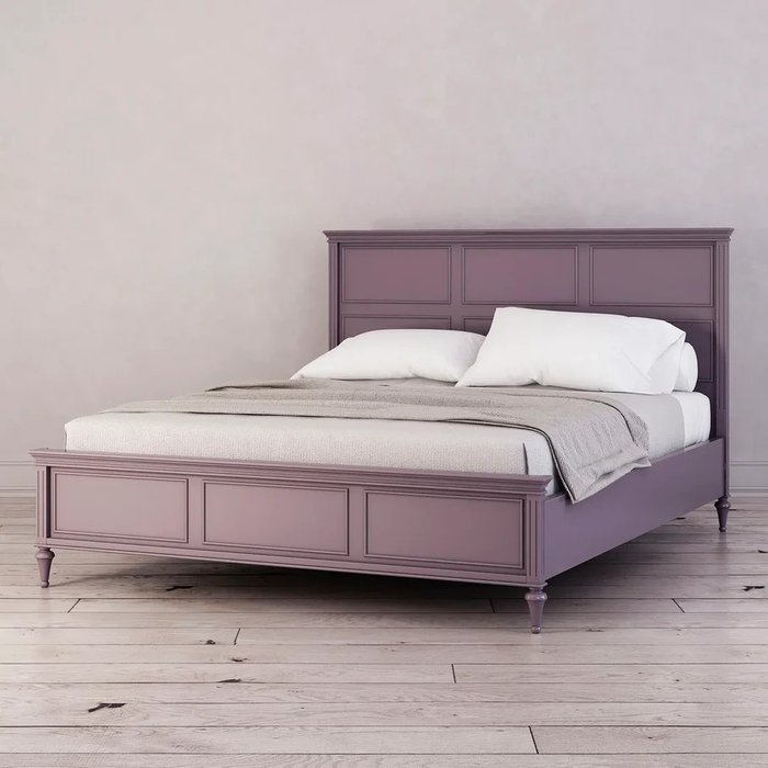 Кровать Riverdi фиолетового цвета 180х200  - купить Кровати для спальни по цене 159500.0