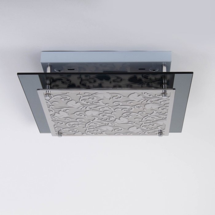 Накладной светильник Decker MDG6252/3GREY (стекло, цвет серый) - купить Потолочные светильники по цене 5652.0 Накладной светильник Decker MDG6252/3GREY (стекло, цвет серый) - купить Потолочные светильники по цене 5652.0