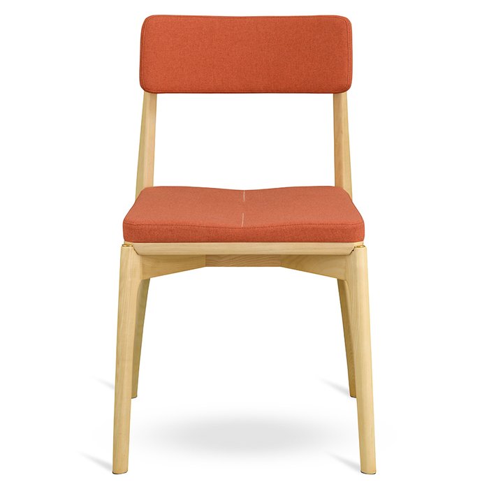 Стул Aska красно-бежевого цвета  - купить Обеденные стулья по цене 19900.0
