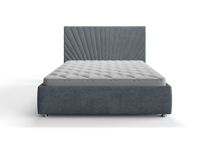 Кровать Вега 160х200 графитового цвета без подъемного механизма - купить Кровати для спальни по цене 43880.0