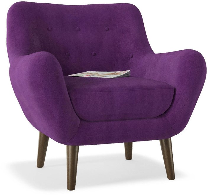 Кресло Элефант фиолетового цвета