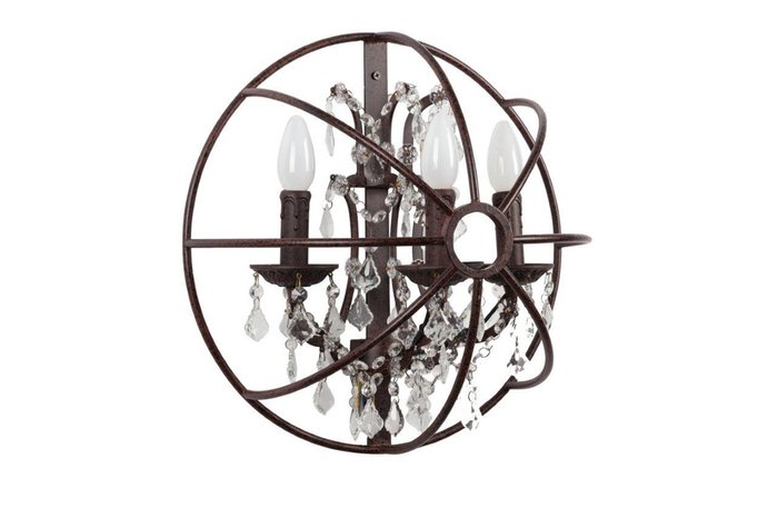Настенный светильник Foucault's Orb Crystal Restoration Hardware - лучшие Бра и настенные светильники в INMYROOM