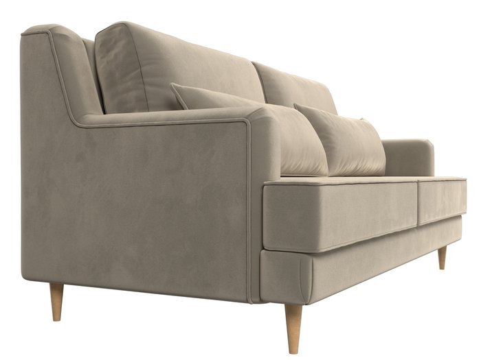 Прямой диван Джерси бежевого цвета - лучшие Прямые диваны в INMYROOM
