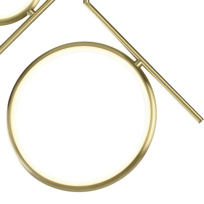 Подвесная светодиодная люстра Olimpia Oro золотого цвета - купить Подвесные люстры по цене 72390.0