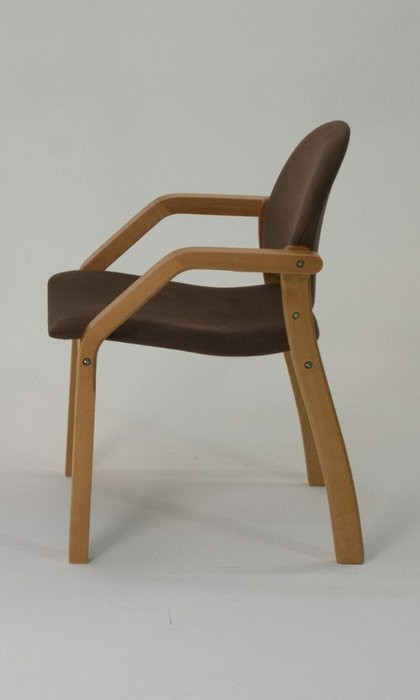 Стул-кресло Джуно бежево-коричневого цвета - лучшие Обеденные стулья в INMYROOM