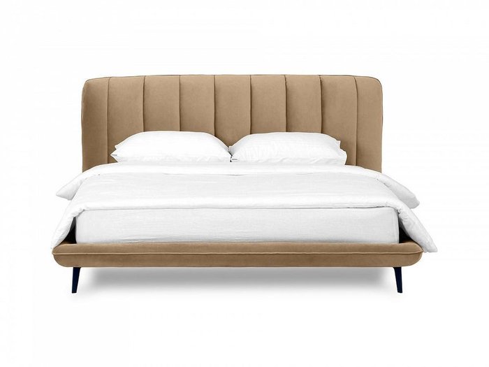 Кровать Amsterdam 160х200 светло-коричневого цвета - купить Кровати для спальни по цене 64980.0