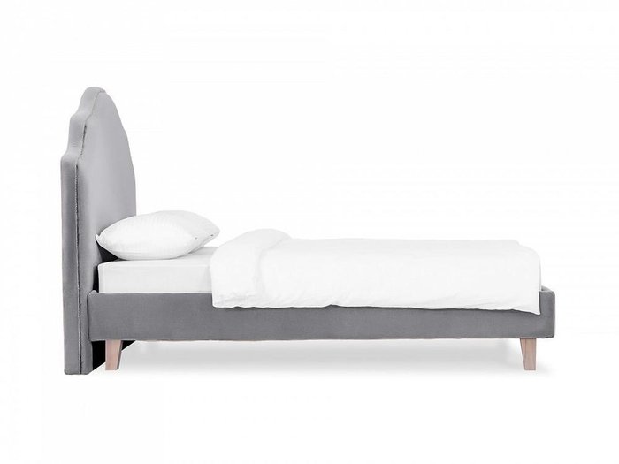 Кровать Queen II Victoria L 160х200 серого цвета - лучшие Кровати для спальни в INMYROOM