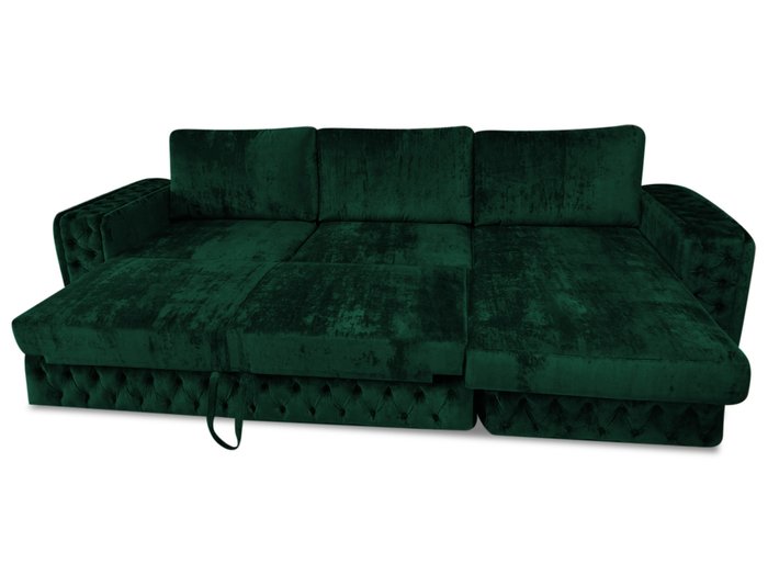 Угловой диван-кровать Прадо зеленого цвета - купить Угловые диваны по цене 141800.0