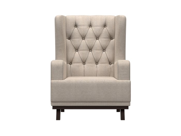 Кресло Джон Люкс бежевого цвета - купить Интерьерные кресла по цене 22999.0