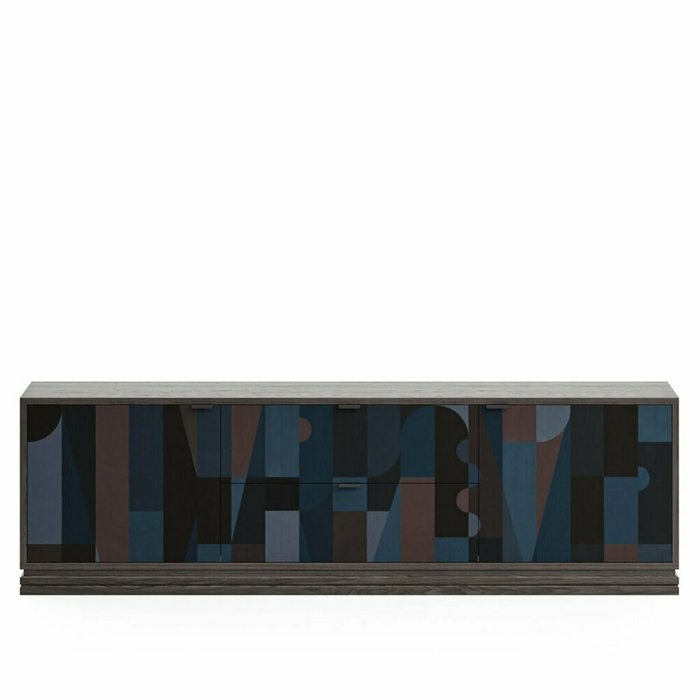 Тумба под телевизор Timeless TLD090 коричневого цвета с принтом - купить Тумбы для ТВ по цене 128500.0 Тумба под телевизор Timeless TLD090 коричневого цвета с принтом - купить Тумбы для ТВ по цене 128500.0